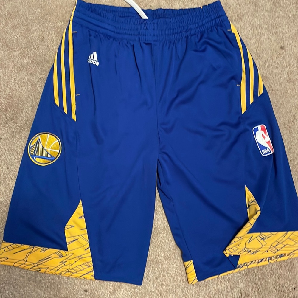 Golden State Warriors Adidas basketball shorts